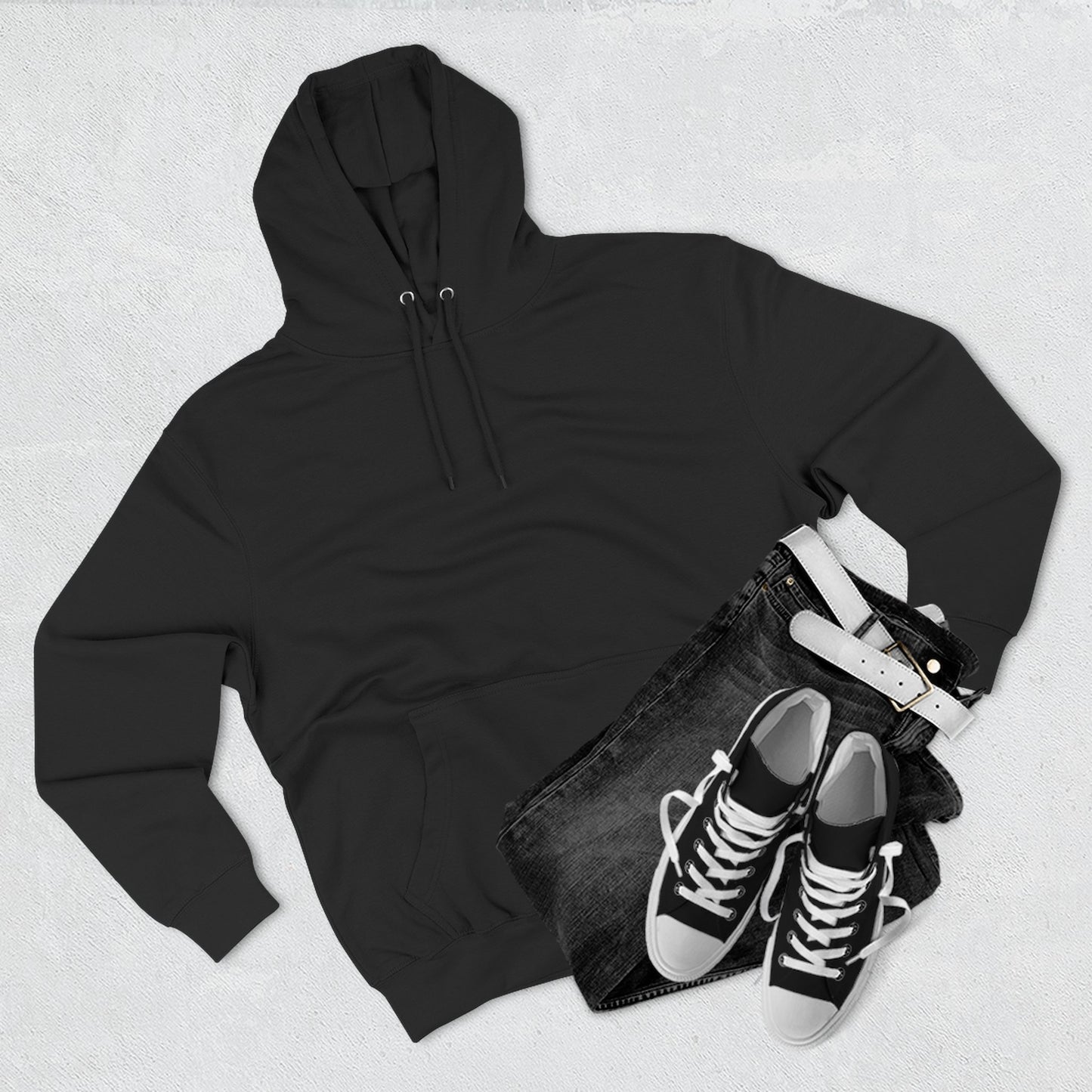 Elegance Is Power Graphic Hoodie — Feminine Crown Silhouette Fleece Pullover