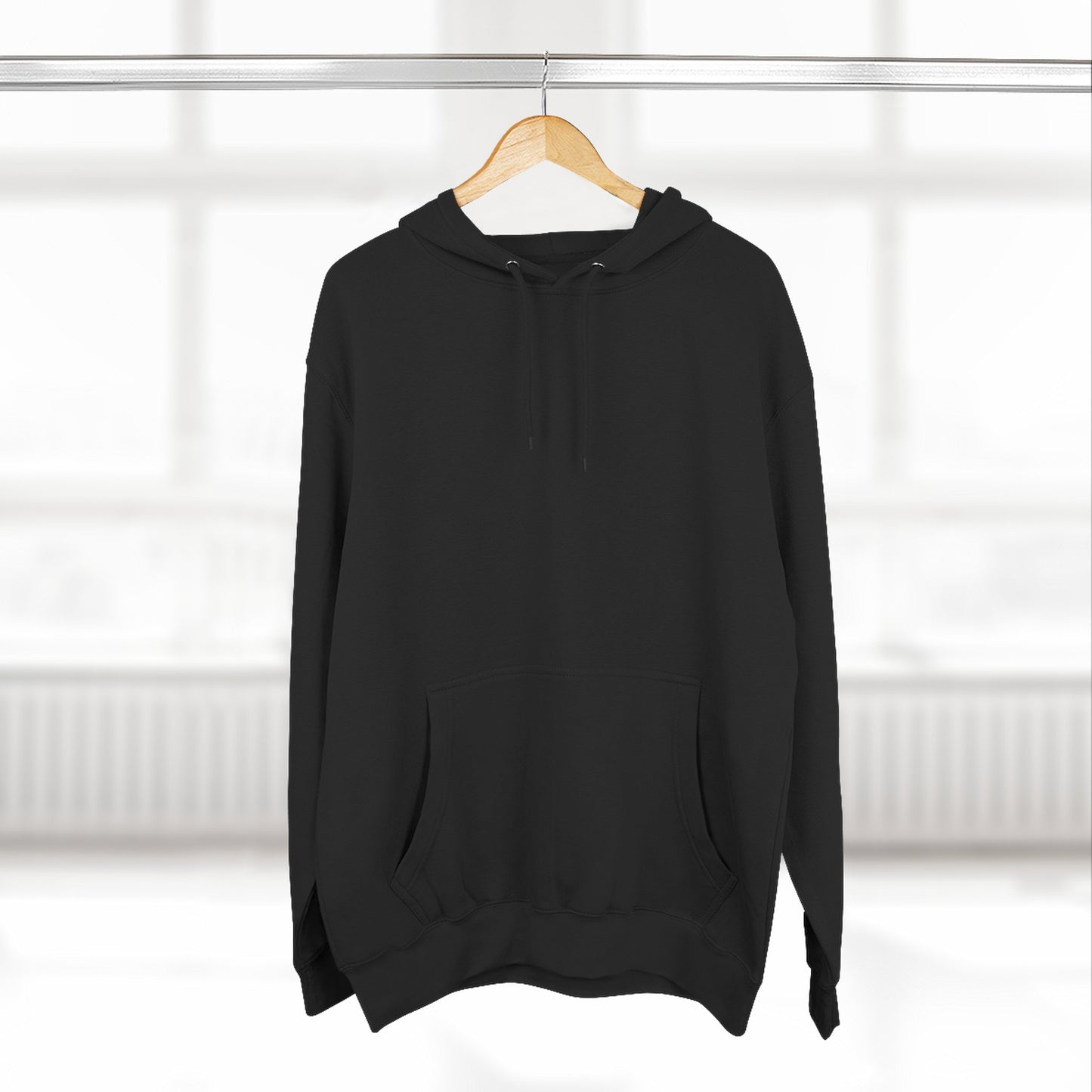 Elegance Is Power Graphic Hoodie — Feminine Crown Silhouette Fleece Pullover